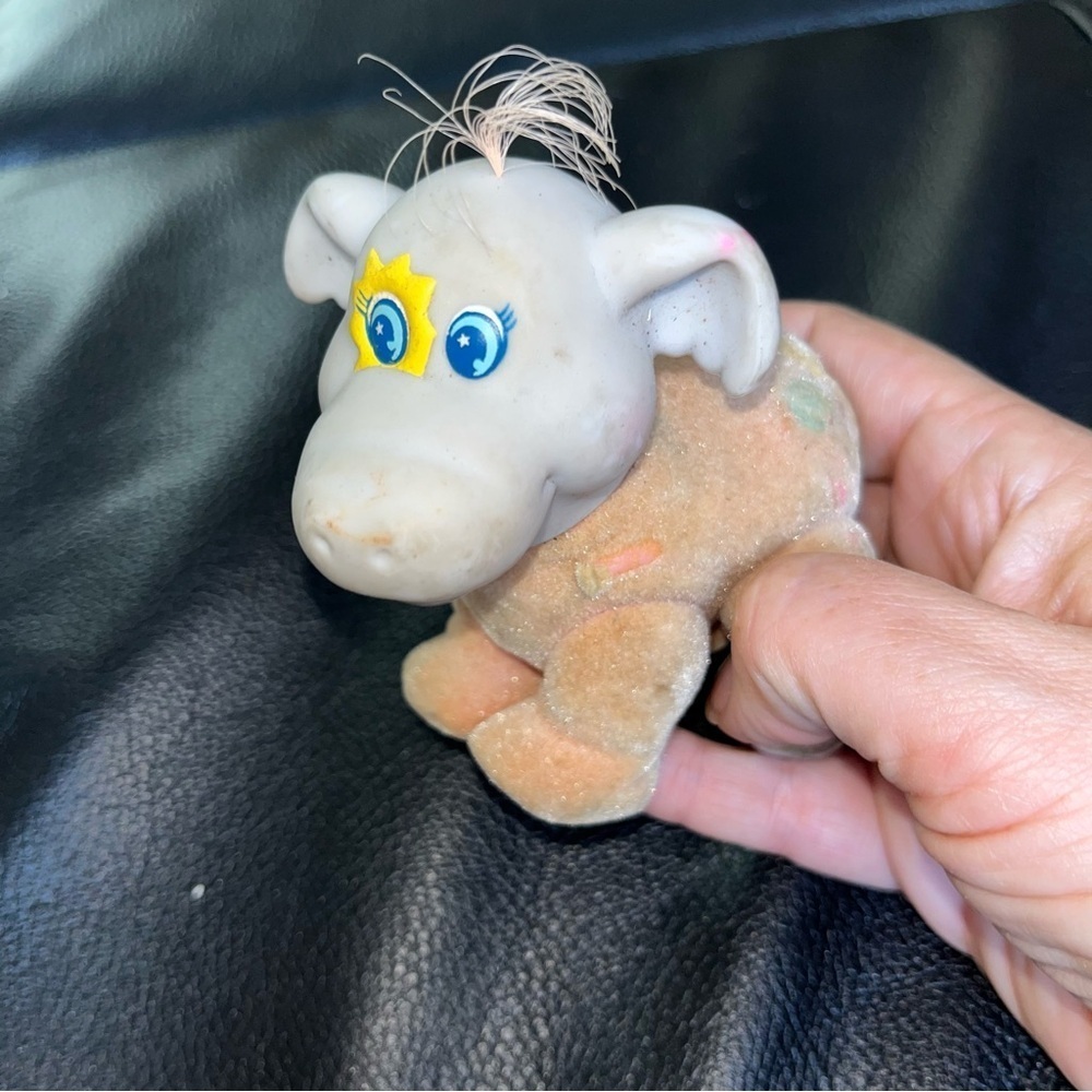 Vintage Moon Dreamers Snoozer Stumbles Flocked Hasbro Toy doll figure